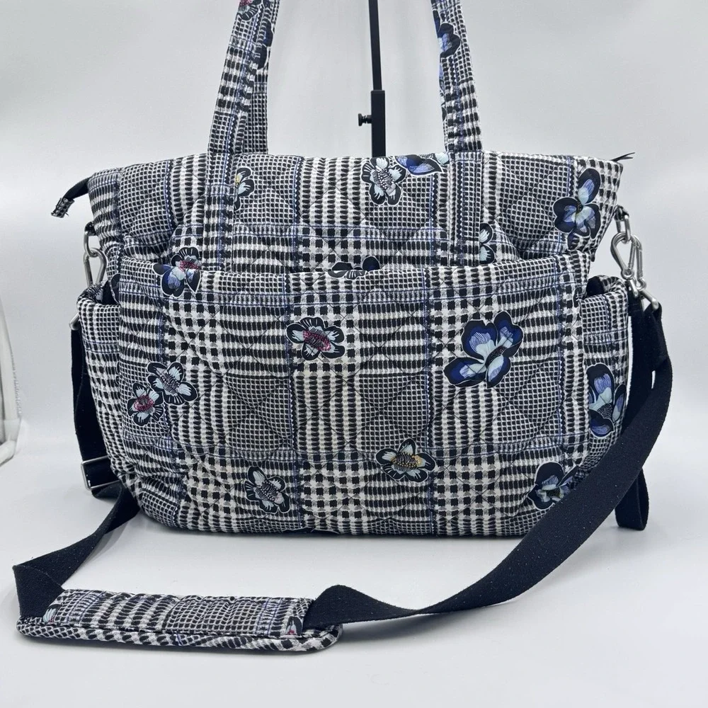 Vera Bradley Bedford Plaid Performance Twill Ultimate Baby Picnic Bag 12 Pocket